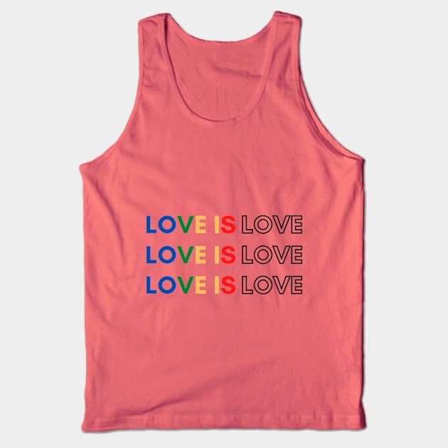 love is love Tank Top by allthelovenpups